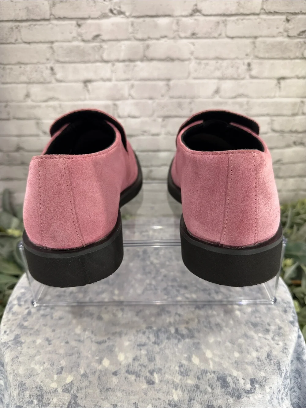 HUSH PUPPIES x ELVIS - Rare Pink Suede Round Toe Casual Loafers - Mens 7M 🩷 EUC